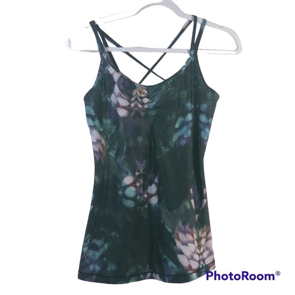 CALIA Print Tank Double Strap Carrie Underwood Athletic Yoga Size Small - Picture 1 of 7